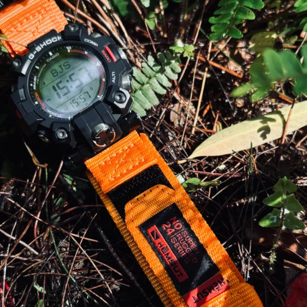 super rugged nylon watch bands for G-Shock GW950022 Super Rugged Nylon Watch Bands for G-Shock GW9500 | Orange