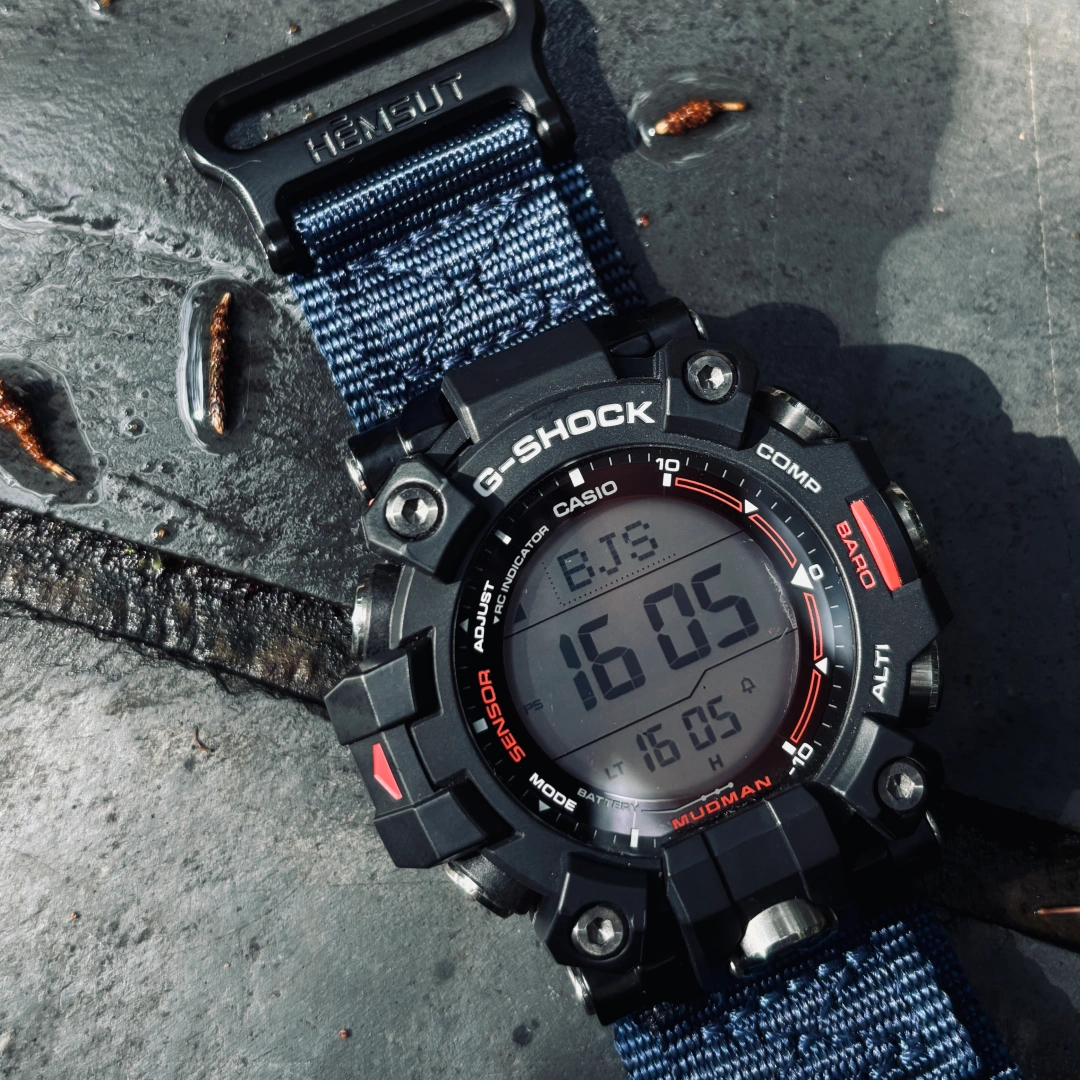 Military Army Nylon Watch Bands for G-Shock GW9500 | Coyote