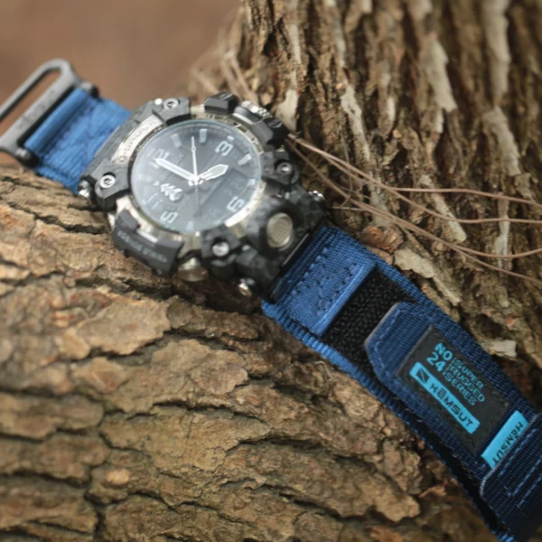 super rugged nylon watch bands for G-Shock GWG2000 blue2 Super Rugged Nylon Watch Bands for G-Shock GWG2000 | Blue