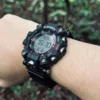 Military Star Nylon Watch Bands for G-Shock GW9500 Black Red1 Military Army Nylon Watch Bands for G-Shock GW9500 | Black Red