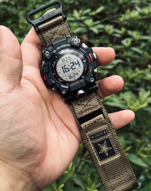 Military Army Nylon Watch Bands for G-Shock GW9500 | Coyote