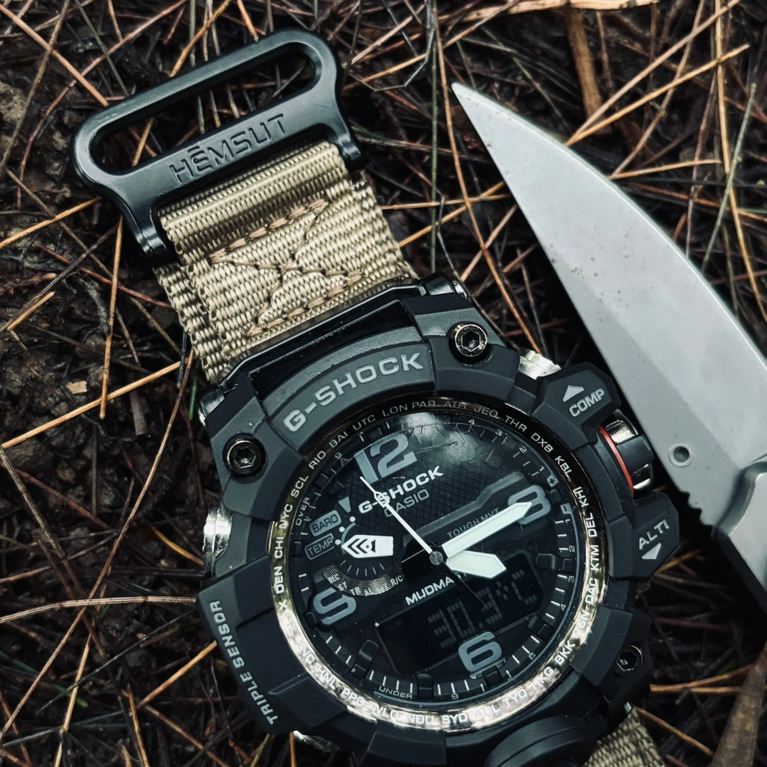 Military Star rugged nylon watch bands for G-Shock GWG1000 coyote5 Military Star Velcro Nylon Straps for G-Shock GWG1000 | Coyote