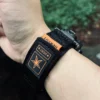 military army nylon watch bands for G-shock GW9500 Black red2 Military Army Nylon Watch Bands for G-Shock GW9500 | Black Orange