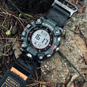 military army nylon watch bands for G-shock GW9500 Black red5 Military Army Nylon Watch Bands for G-Shock GW9500 | Black Orange