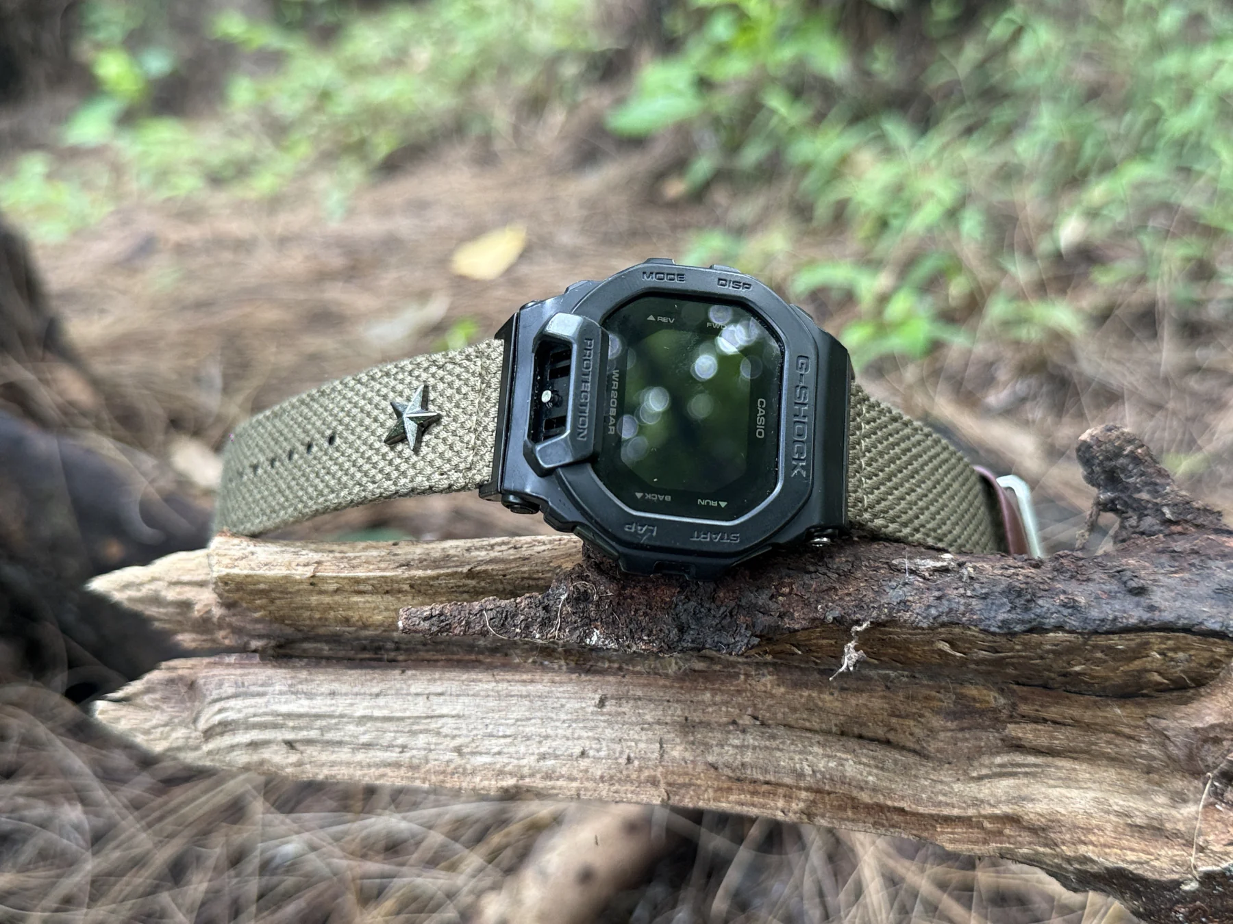 Model-specific adapter and hardware for G-Shock GBD-200