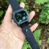 hb147-gbd200-black-detail Black Detail Patton canvas watch band for G-Shock GBD-200
