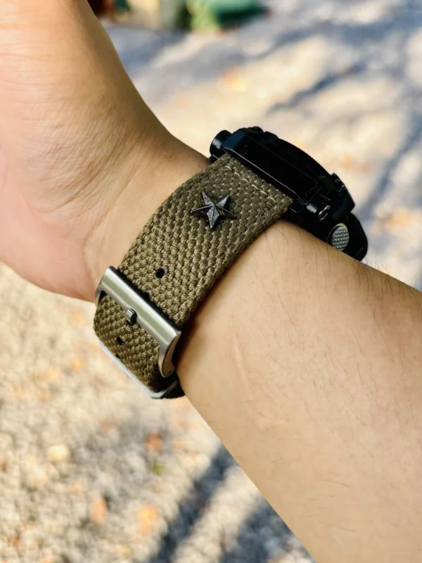 hb147-gg1000-buckle-detail Buckle Detail Patton canvas watch band for G-Shock GG-1000, GWG-100 and GSG-100
