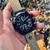 hb147-gg1000-khaki Khaki Patton canvas watch band for G-Shock GG-1000, GWG-100 and GSG-100