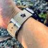 hb147-gg1000-khaki-wrist Khaki Wrist Patton canvas watch band for G-Shock GG-1000, GWG-100 and GSG-100