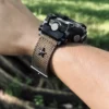 hb147-ggb100-army-green-wrist Army Green Wrist Patton canvas watch band for G-Shock GG-B100