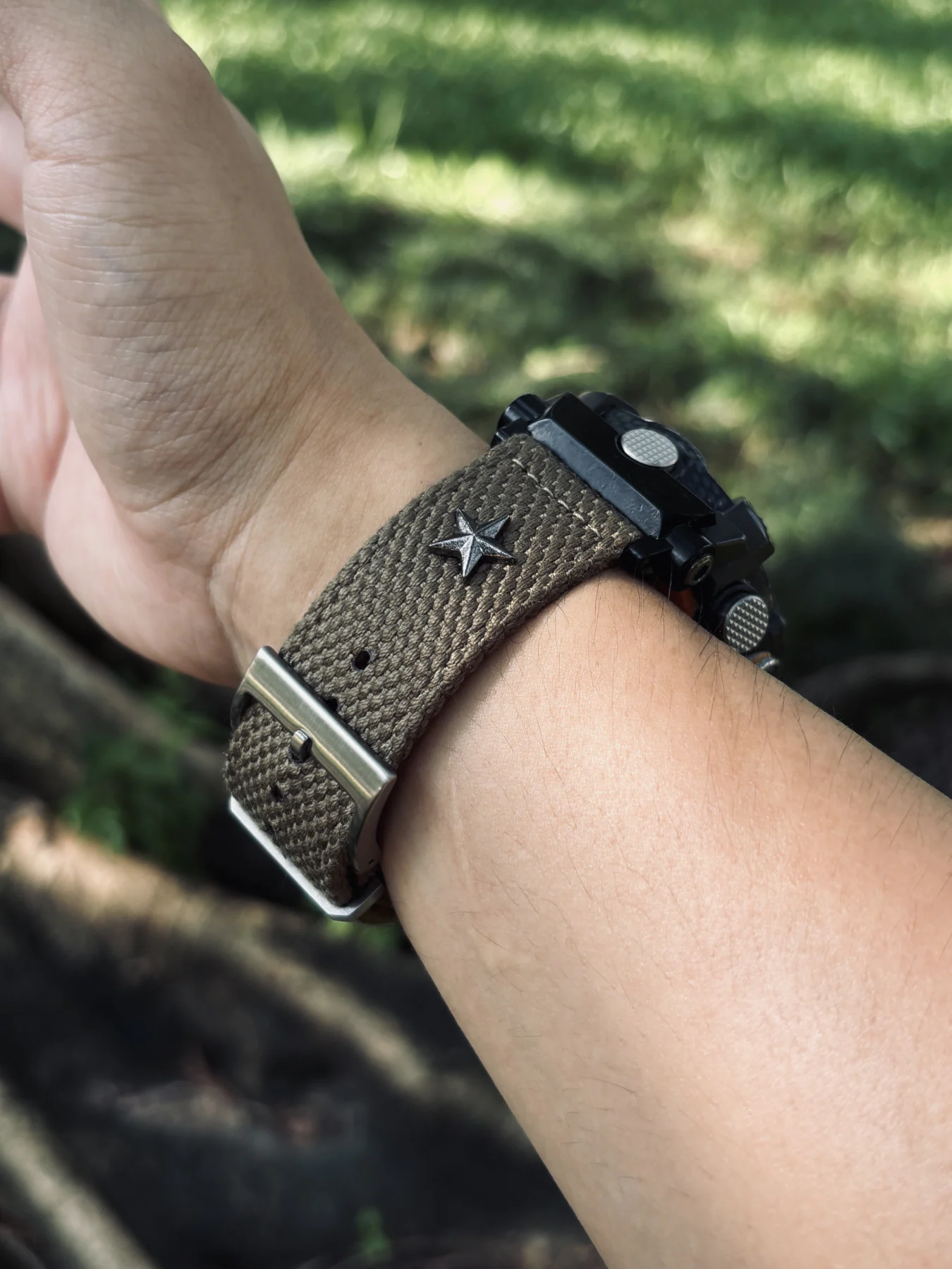 Model-specific adapter and hardware for G-Shock GG-B100