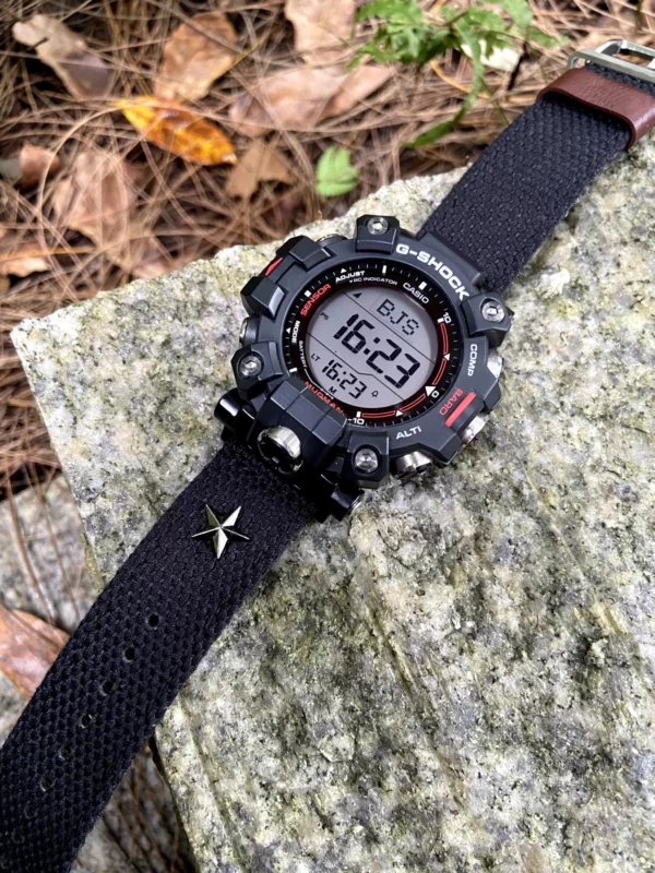 hb147-gw9500-connector-detail Connector Detail Patton canvas watch band for G-Shock GW-9500