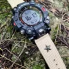 hb147-gw9500-khaki-wrist Khaki Wrist Patton canvas watch band for G-Shock GW-9500