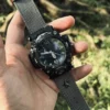 hb147-gwg2000-grey Grey Patton canvas watch band for G-Shock GWG-2000