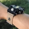 hb147-gwg2000-khaki-wrist Khaki Wrist Patton canvas watch band for G-Shock GWG-2000