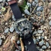 hb147-gwgb1000-black-wrist Black Wrist Patton canvas watch band for G-Shock GWG-B1000