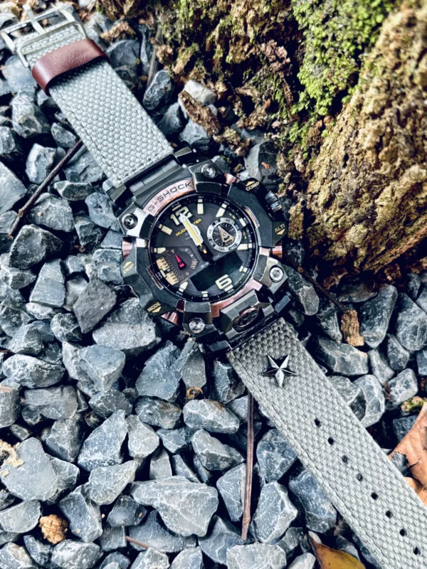 hb147-gwgb1000-grey-wrist Grey Wrist Patton canvas watch band for G-Shock GWG-B1000