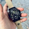 hb147-gwgb1000-khaki Khaki Patton canvas watch band for G-Shock GWG-B1000