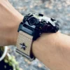 hb147-gwgb1000-khaki-wrist Khaki Wrist Patton canvas watch band for G-Shock GWG-B1000
