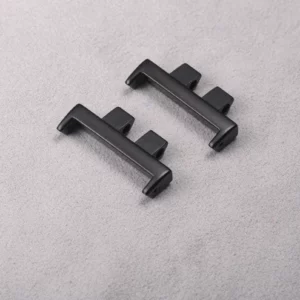 Black watch band adapter connector set for G-SHOCK GMW-B5000 and 22mm straps