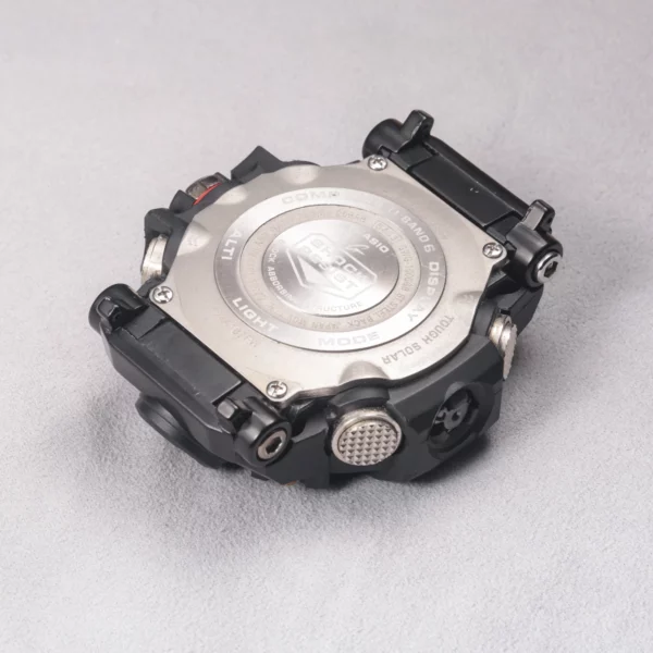 G-SHOCK GWG-1000 caseback with black adapter connectors installed